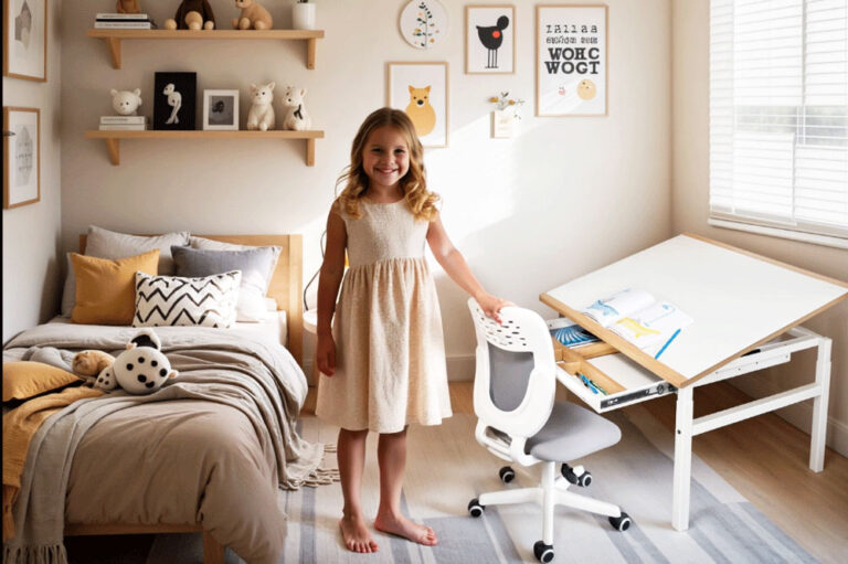 mitwachsender Kinderschreibtisch KUBIKO / SALTO Kindermöbel München