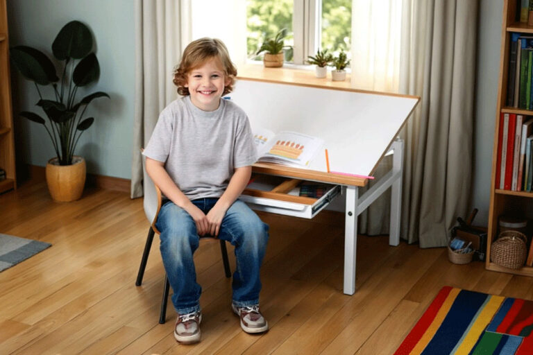 mitwachsender Kinderschreibtisch KUBIKO / SALTO Kindermöbel München