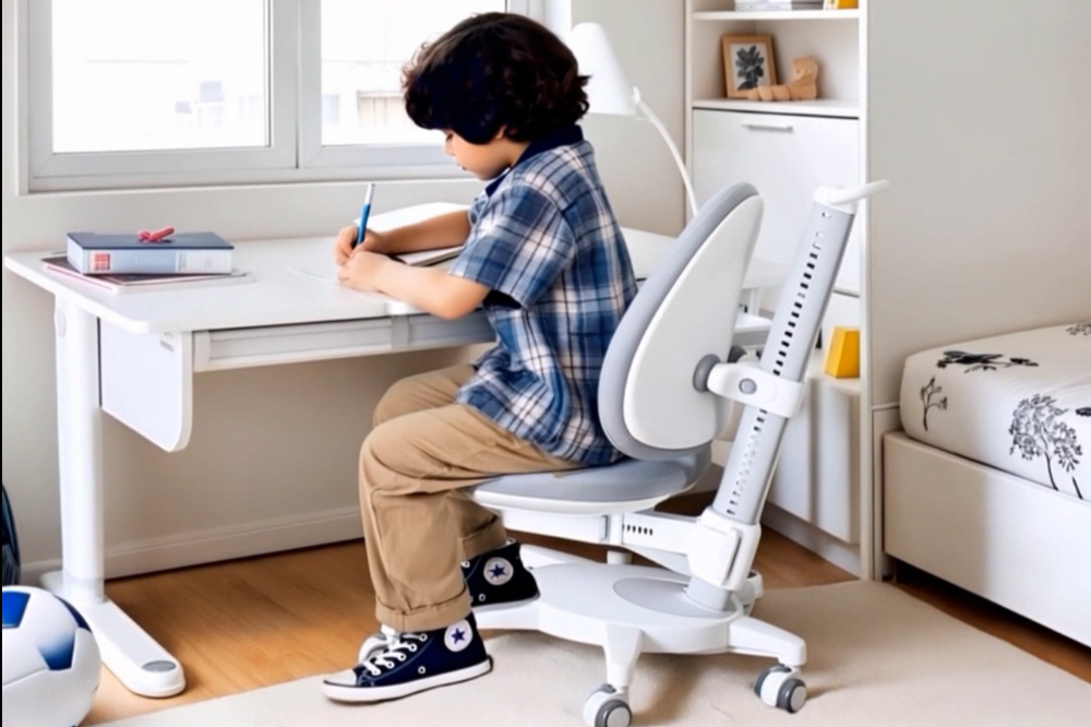 ergonomischer, höhenverstellbarer Kinderdrehstuhl SINO / SALTO Kindermöbel München / Moll