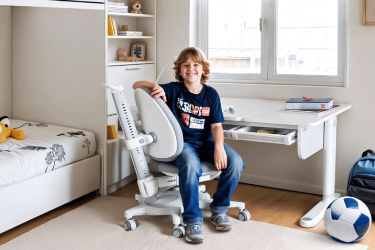 ergonomischer, höhenverstellbarer Kinderdrehstuhl SINO / SALTO Kindermöbel München / Moll